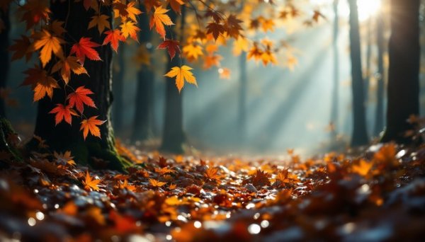  عکس درخت زرد پاییزی