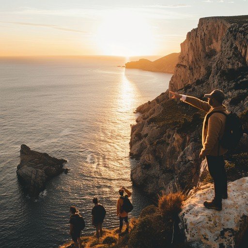  عکس ساحل در غروب