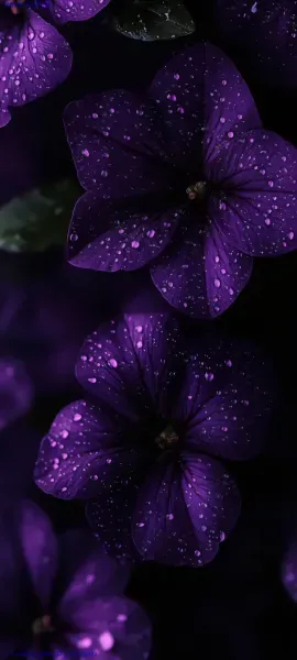  عکس گل بنفش