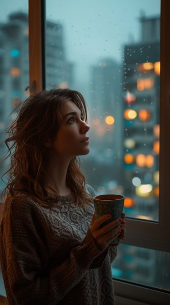 عکس چای کنار پنجره