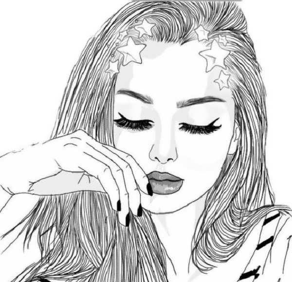  نقاشی جدید ساده دخترانه اسان