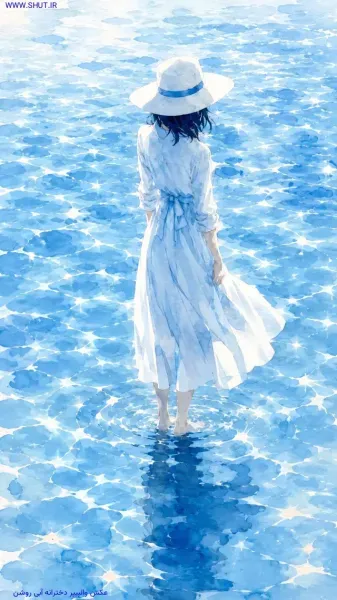  والپیپر آبی ساده