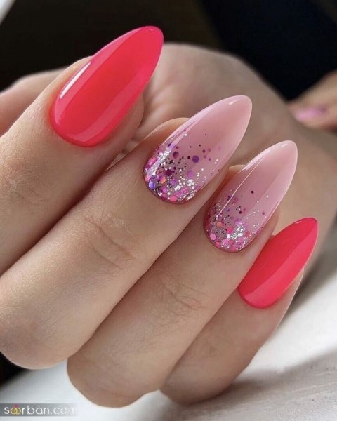  رنگ لاک صورتی گلبهی