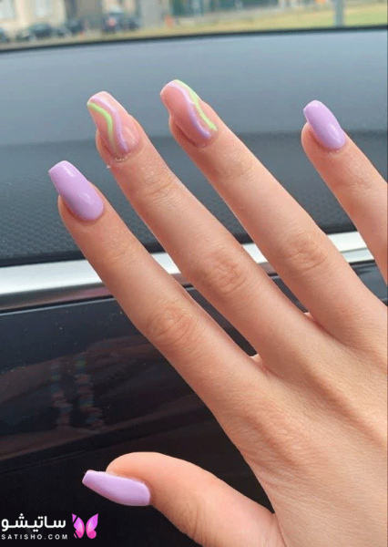 طرح ناخن صورتی پاستیلی