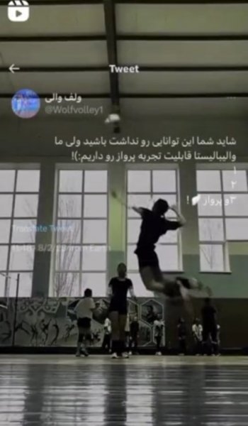  پروفایل والیبال با کیفیت بالا
