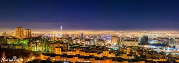  عکس شب های تهران
