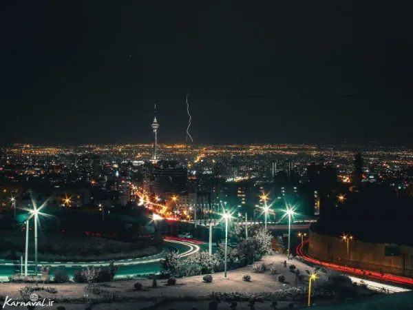  عکس شب های تهران