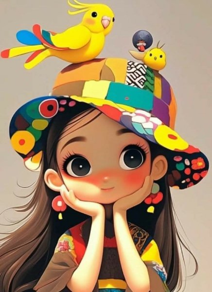  عکس کارتونی بامزه دخترانه