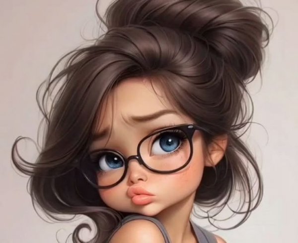  عکس کارتونی بامزه دخترانه