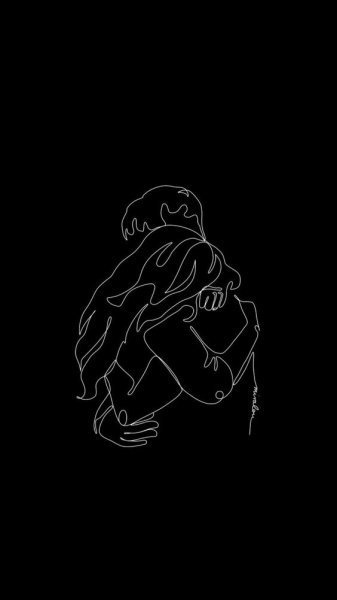  والپیپر عاشقانه مشکی