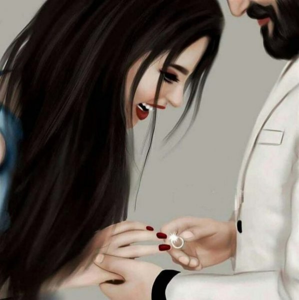  عکس عاشقانه کارتونی فانتزی