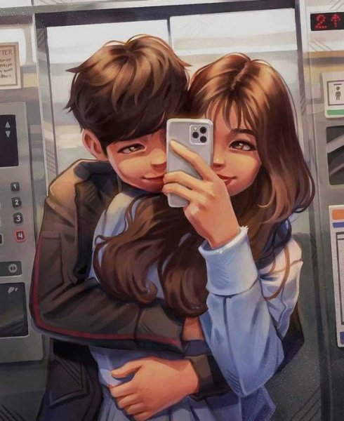  عکس عاشقانه کارتونی فانتزی