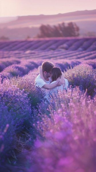 والپیپر عاشقانه بنفش