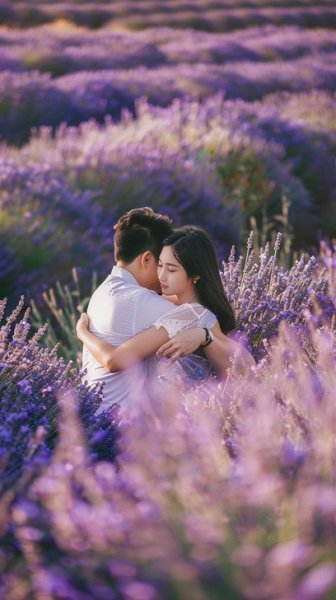 والپیپر عاشقانه بنفش