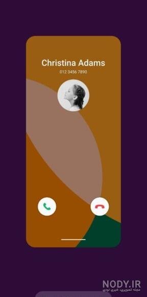  پس زمینه تماس سامسونگ متحرک