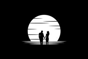  والپیپر بوسه عاشقانه