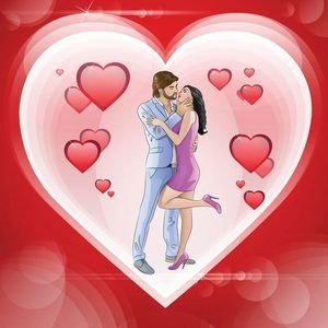  والپیپر بوسه عاشقانه