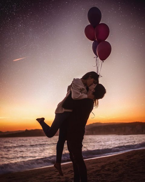  عکس لب چوشی عاشقانه