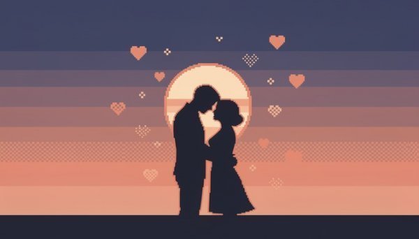 عکس بوسه عاشقانه متحرک