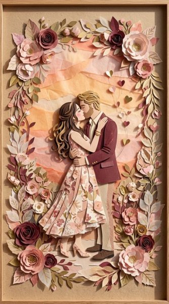  عکس بوسه عاشقانه متحرک