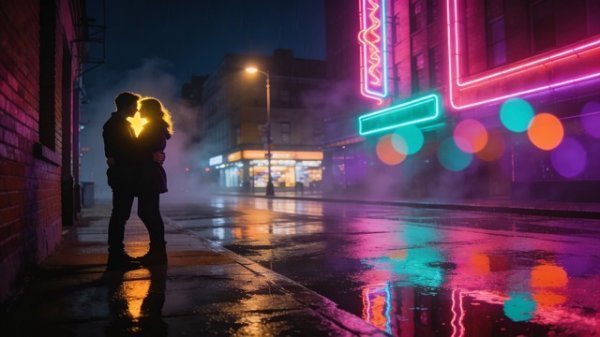  عکس بوسه عاشقانه متحرک