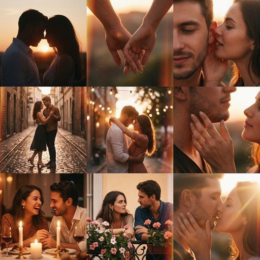  عکس بوسه عاشقانه متحرک