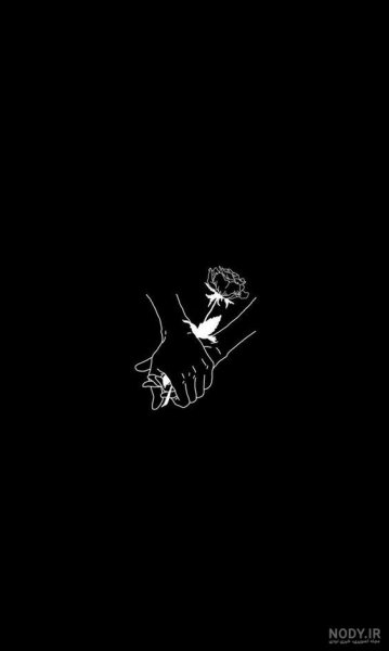  والپیپر ست عاشقانه مشکی