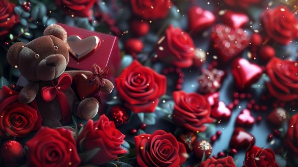  والپیپر خرسی عاشقانه
