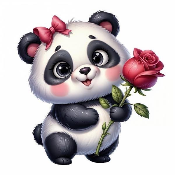  عکس خرس فانتزی بامزه صورتی