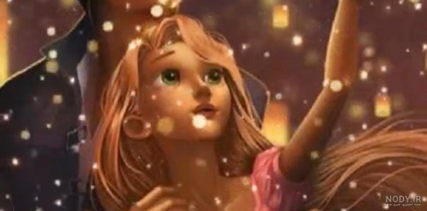  عکس بوسه راپونزل و یوجین