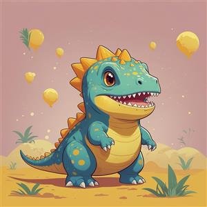 عکس دایناسور فانتزی