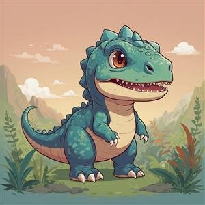 عکس دایناسور فانتزی
