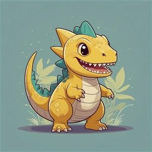 عکس دایناسور فانتزی