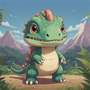 عکس دایناسور فانتزی