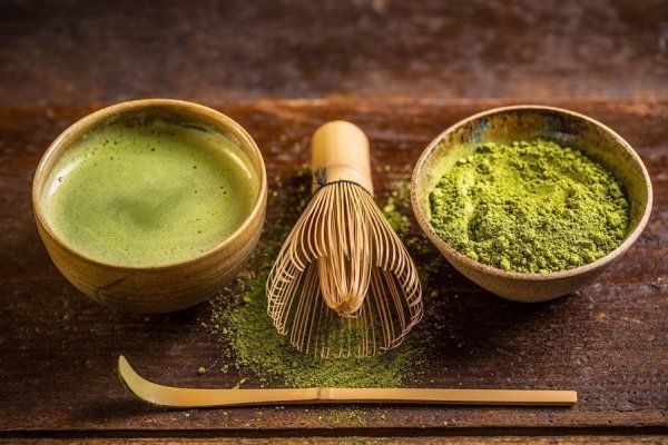  بک گراند سبز ماچا ساده