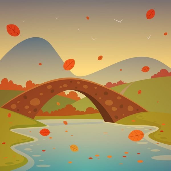  عکس پاییز کارتونی