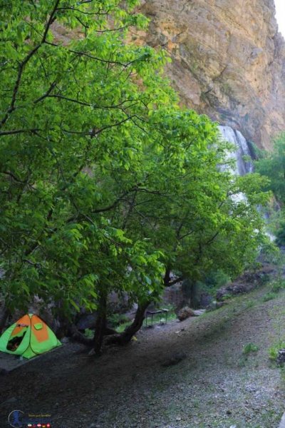  عکس آبشار آب سفید شهرستان الیگودرز