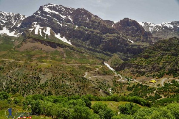  عکس آبشار آب سفید شهرستان الیگودرز
