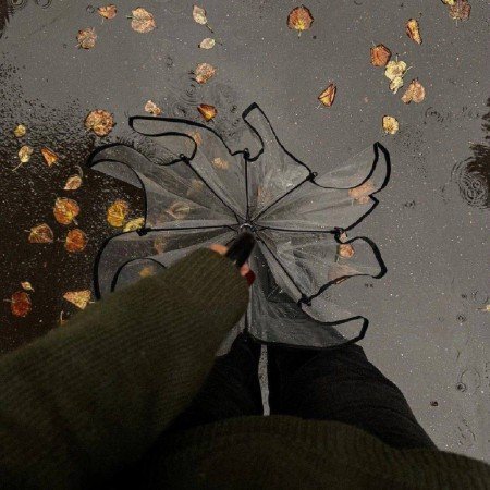  عکس پاییز بارانی دخترانه