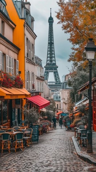  عکس پاییز در پاریس