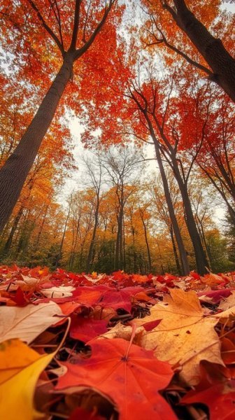  عکس پاییز از پشت پنجره