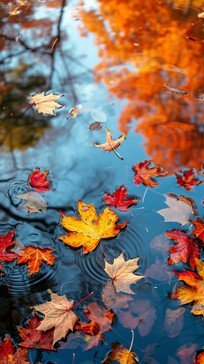 عکس برگ های پاییزی
