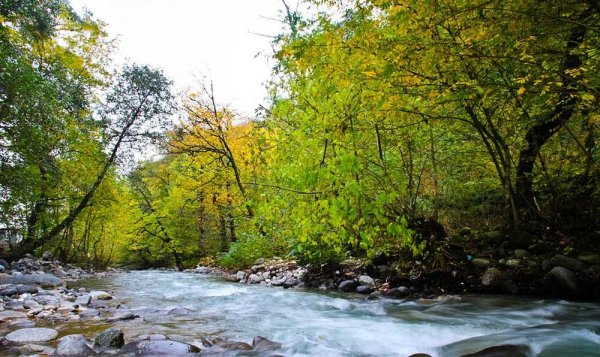  عکس پاییز جاده اسالم به خلخال