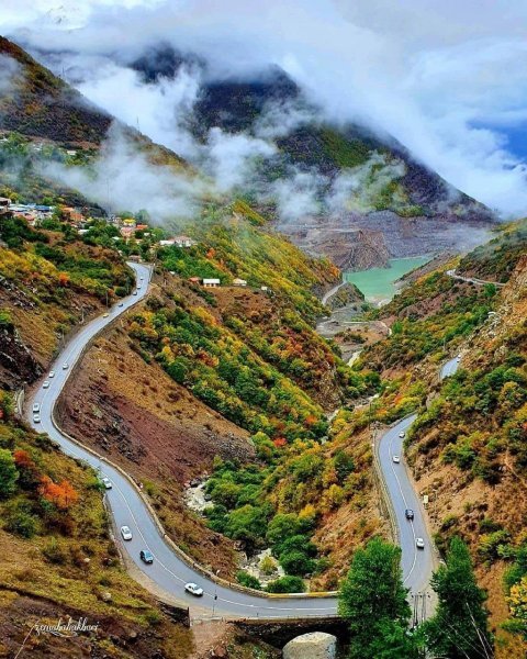 عکس پاییز چالوس