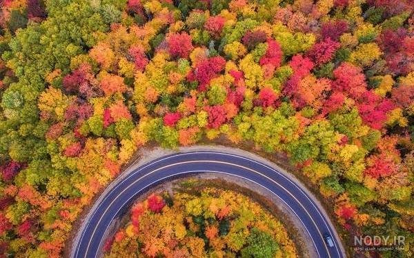  عکس گردنه حیران در پاییز