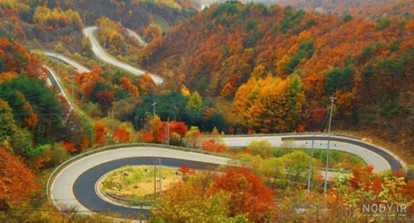  عکس گردنه حیران در پاییز