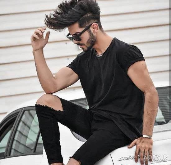  ژست عکس با ماشین پارس