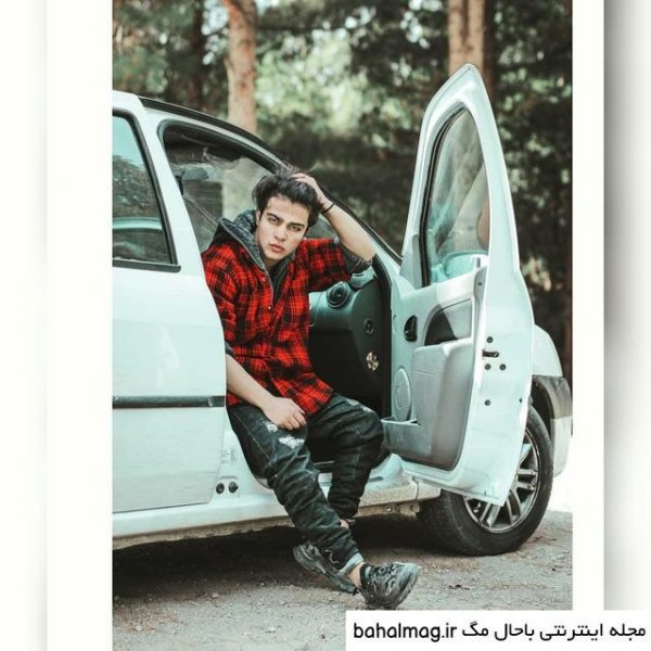  ژست عکس با ماشین پسرانه