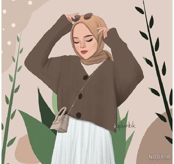 عکس دختر باحجاب فانتزی