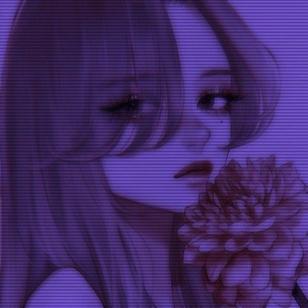 عکس بنفش ابی